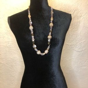 Chico’s Single Strand Beaded Necklace